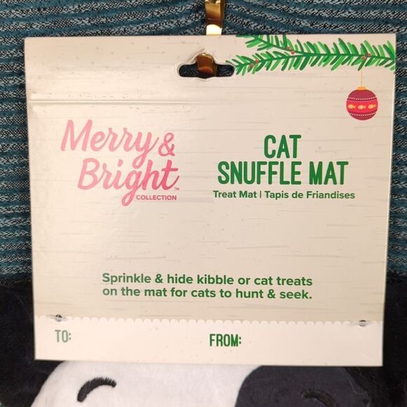 Kitty Snuffle Mat For Hunt And Seek! Kitty Christmas! - Picture 3 of 9